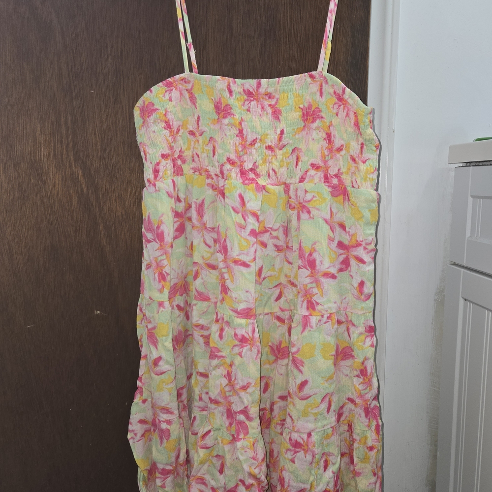 No Boundaries Multicolor Smocked Sundress